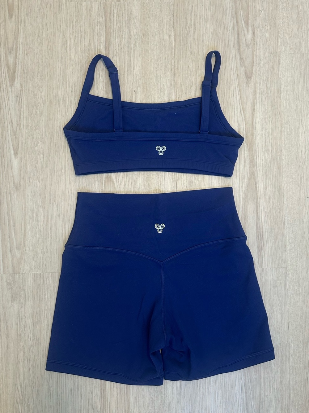 Aritzia TNA Butter Golden Bra and Shorts Set